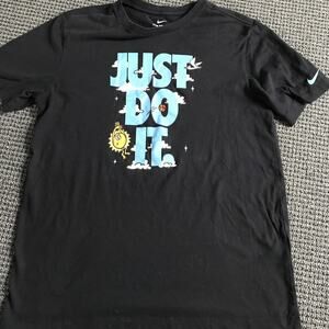 Nike Tee Just Do It Hoops Dri-Fit Black Medium